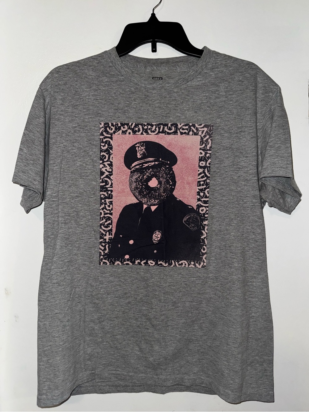 Vintage Obey Grey Short Sleeve Tee